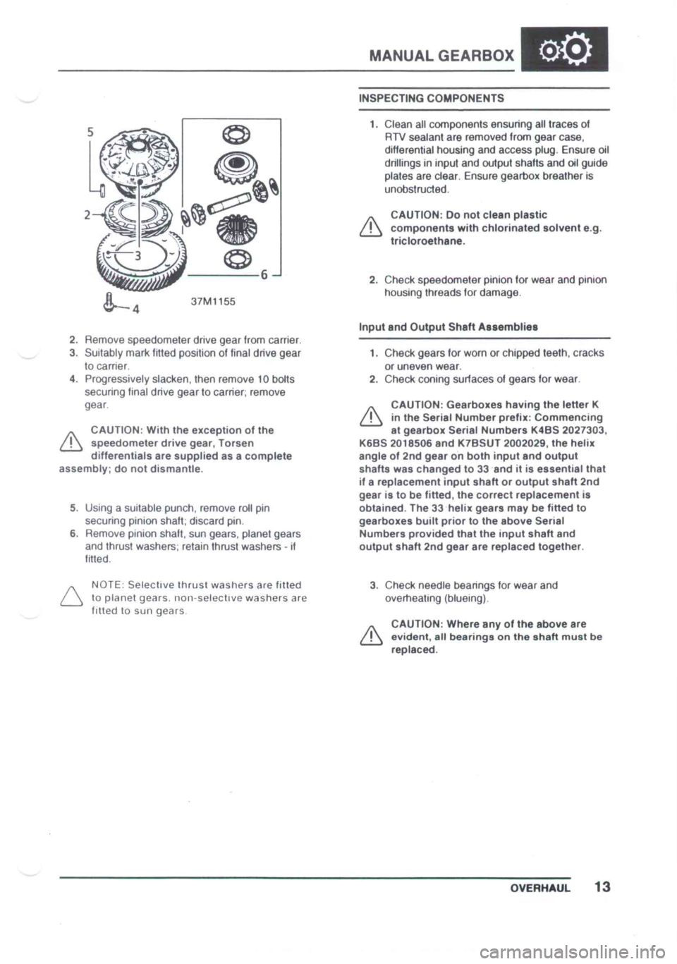 LOTUS ELISE 2001  Service Repair Manual 