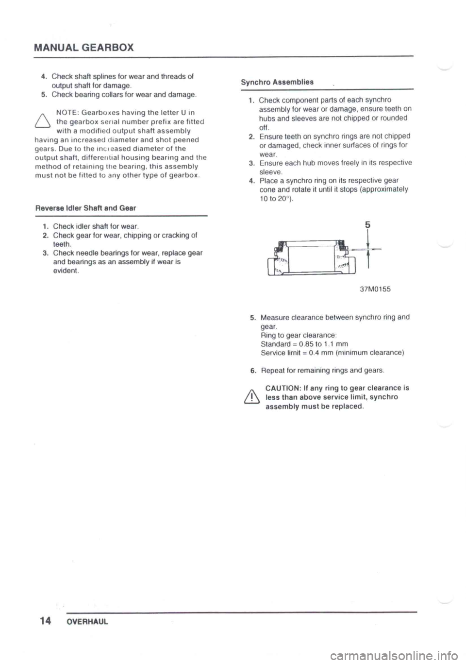 LOTUS ELISE 2001  Service Repair Manual 