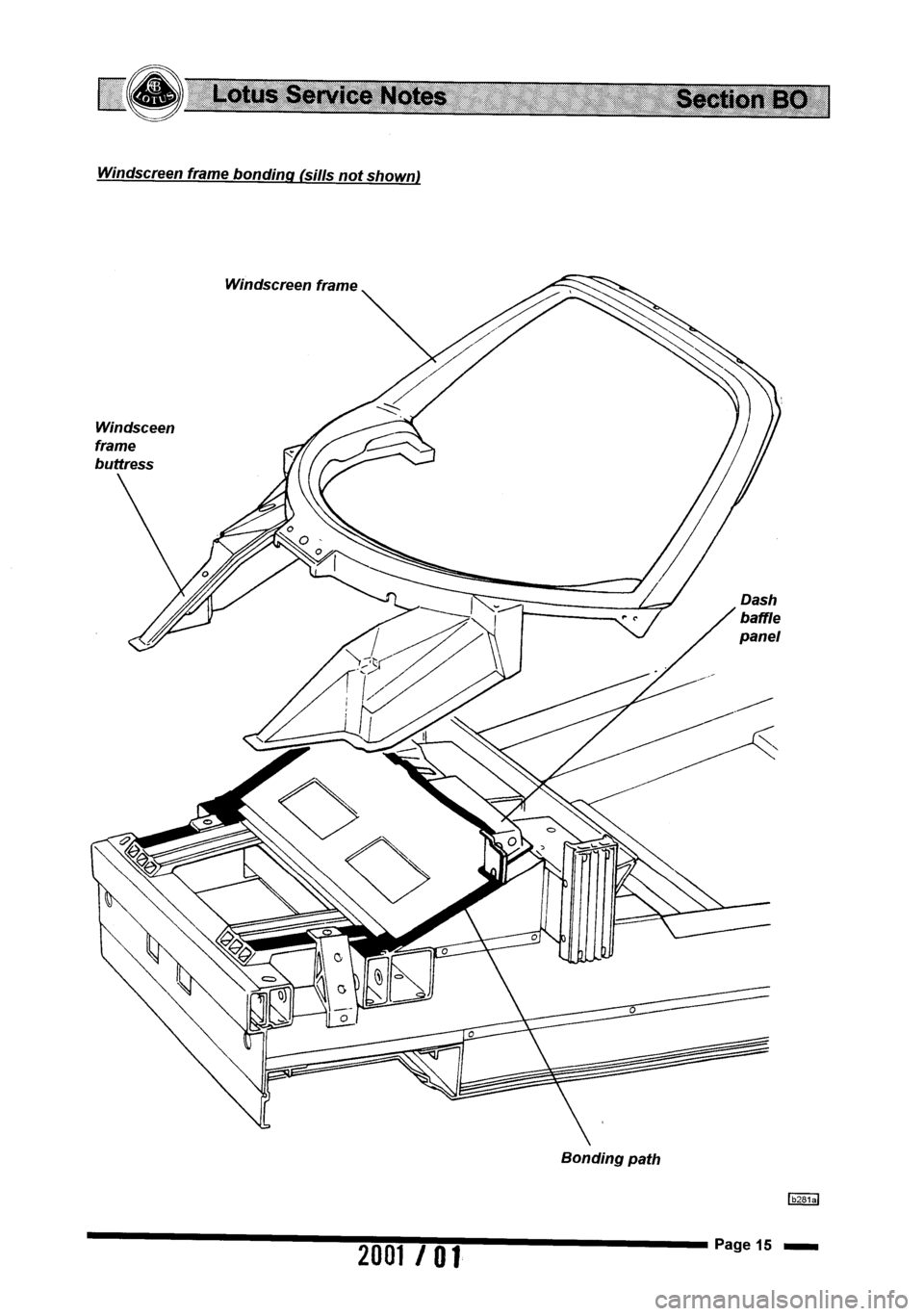 LOTUS ELISE 2001  Service Repair Manual 