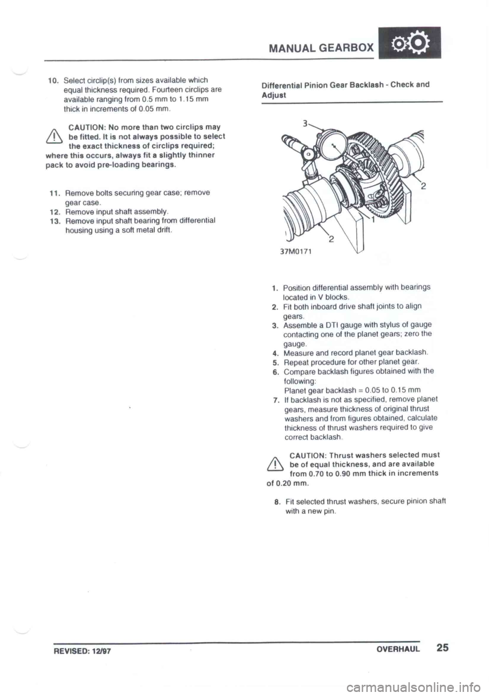 LOTUS ELISE 2001  Service Repair Manual 