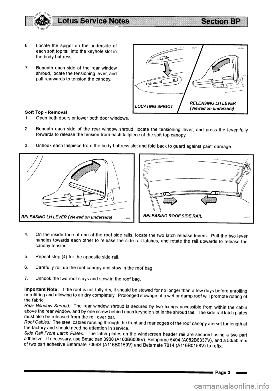 LOTUS ELISE 2001  Service Repair Manual 