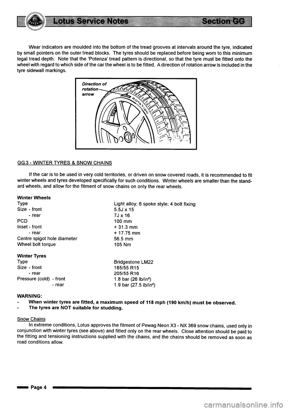 LOTUS ELISE 2001  Service Repair Manual 