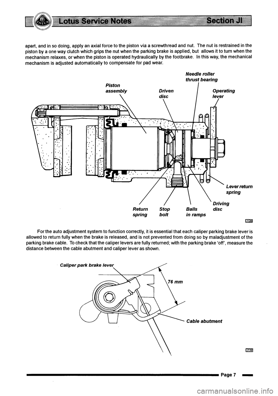 LOTUS ELISE 2001  Service Repair Manual 
