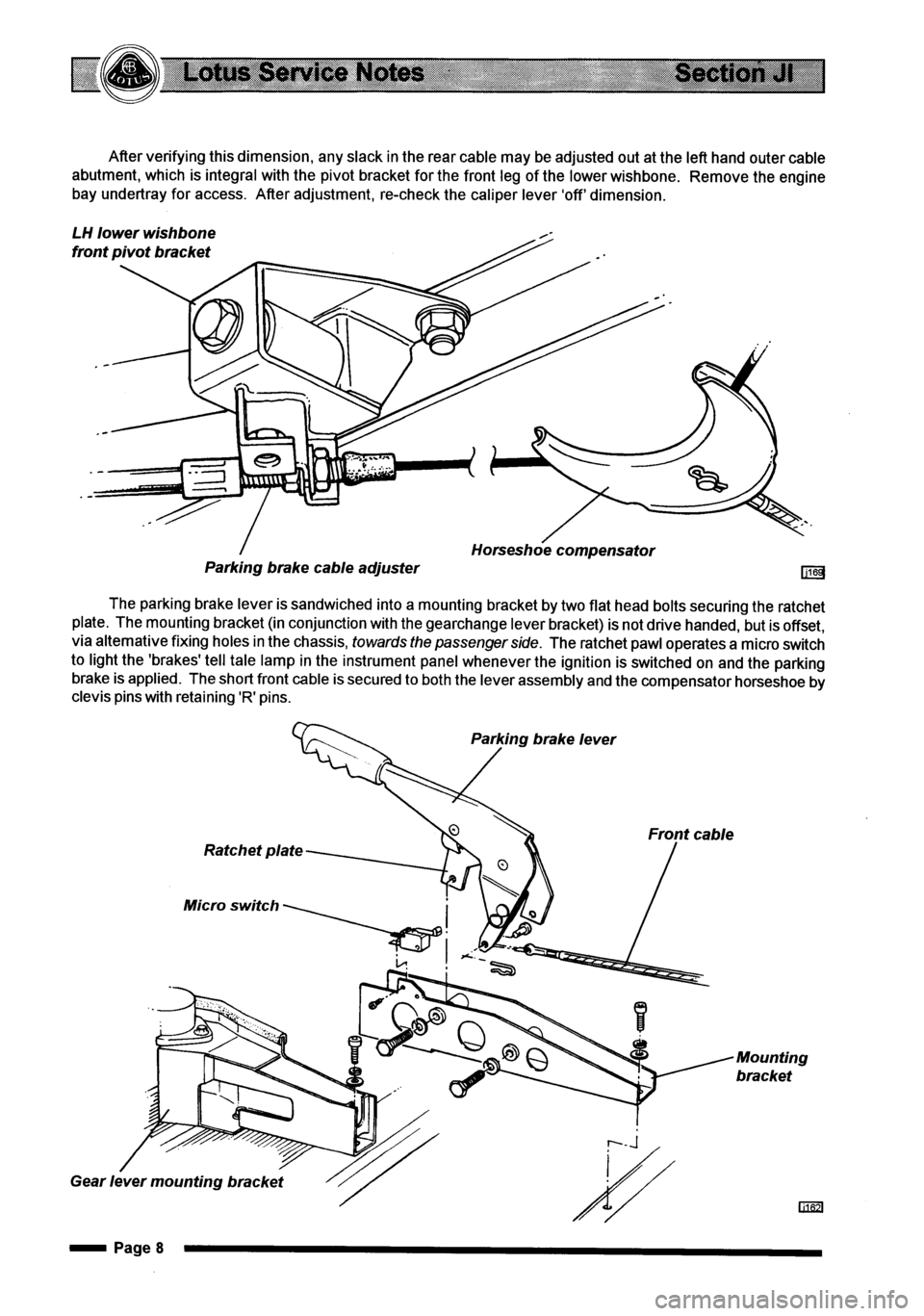 LOTUS ELISE 2001  Service Repair Manual 