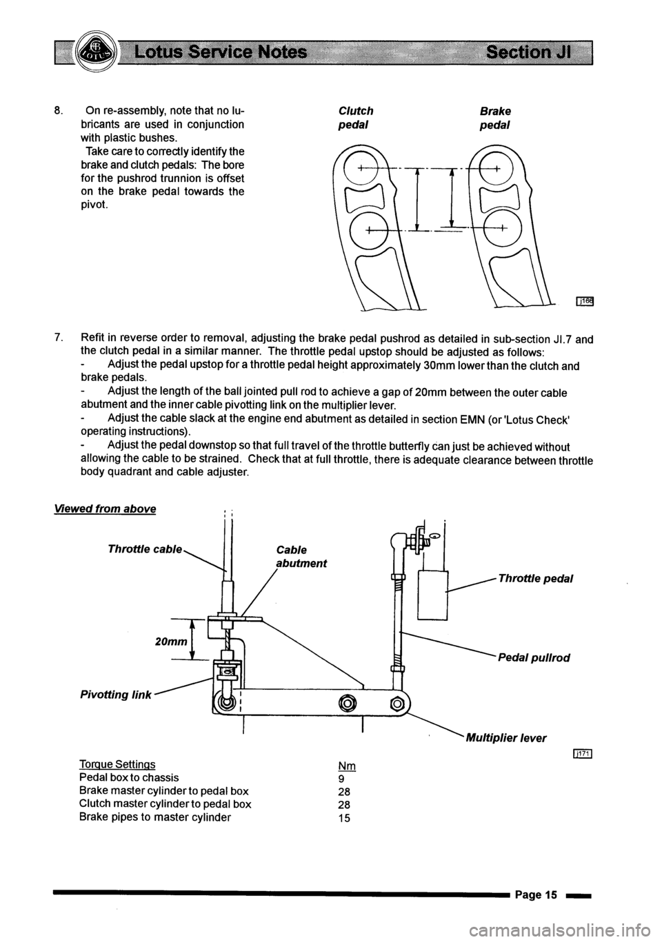 LOTUS ELISE 2001  Service Repair Manual 