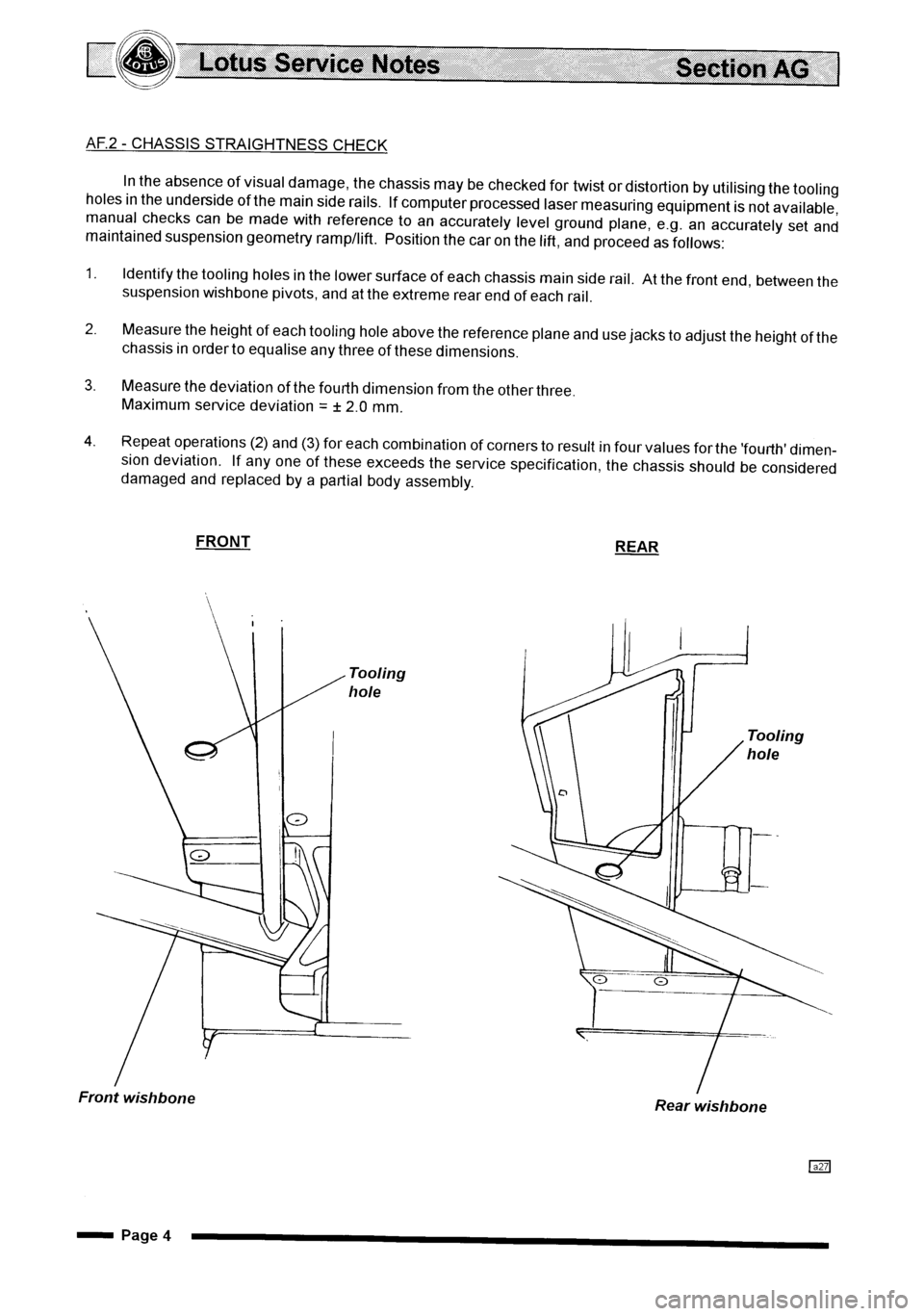 LOTUS ELISE 2001  Service Repair Manual 