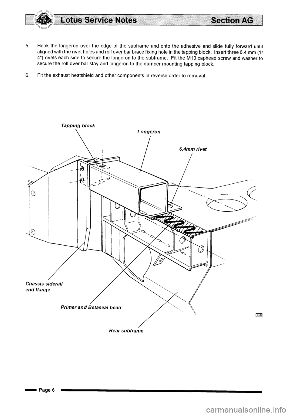 LOTUS ELISE 2001  Service Repair Manual 