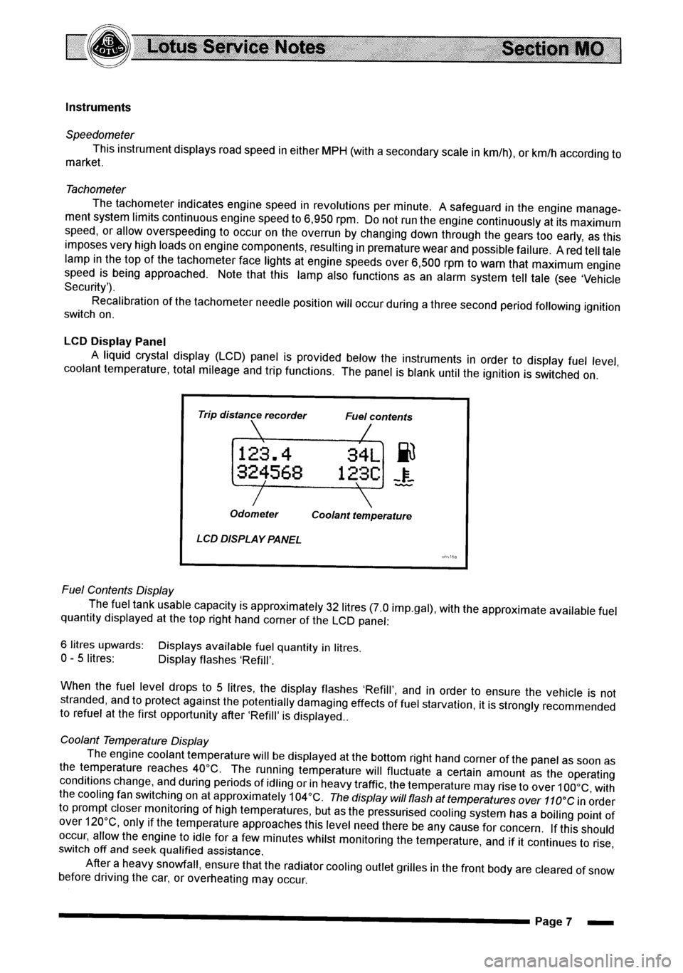 LOTUS ELISE 2001  Service Repair Manual 