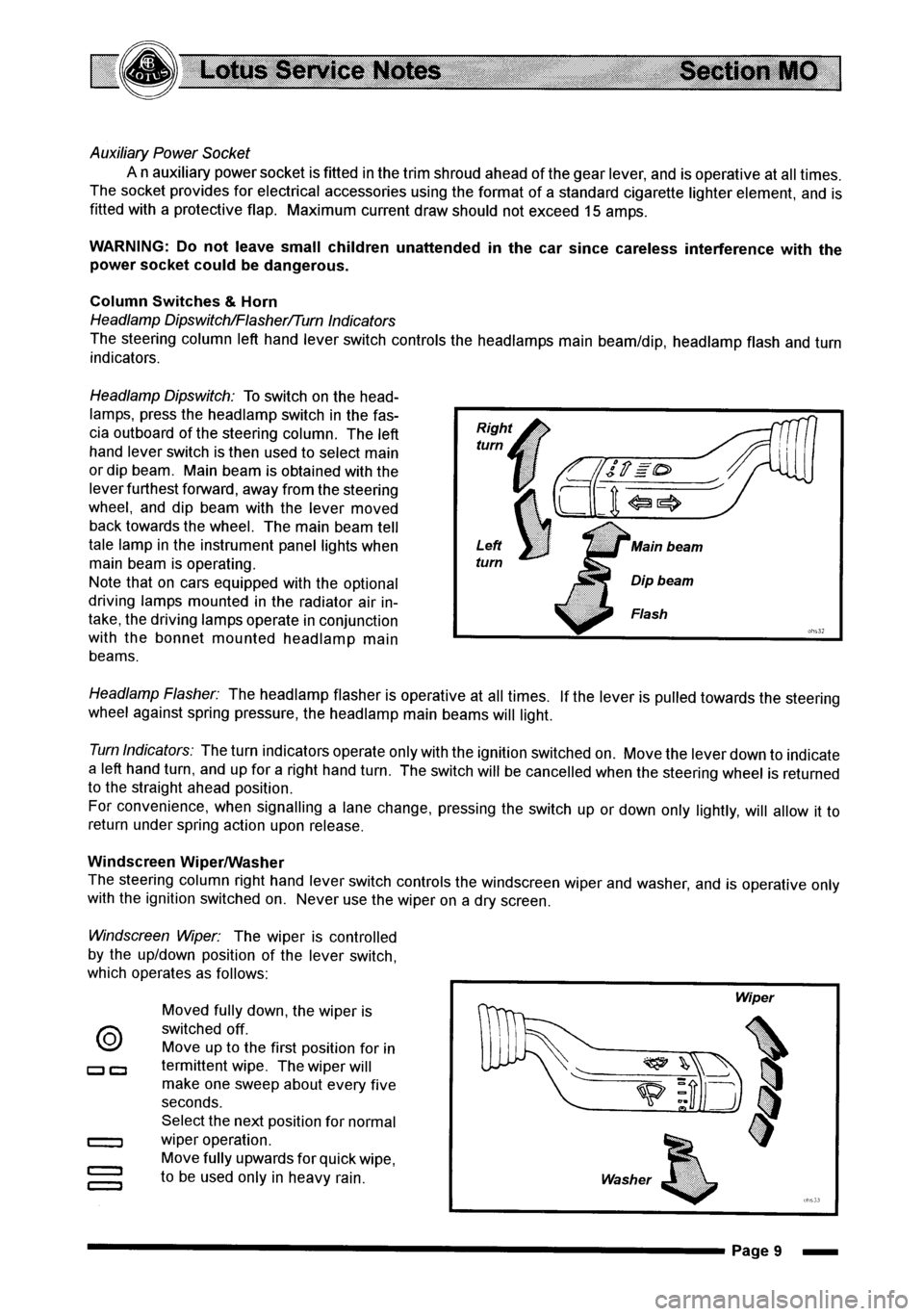 LOTUS ELISE 2001  Service Repair Manual 
