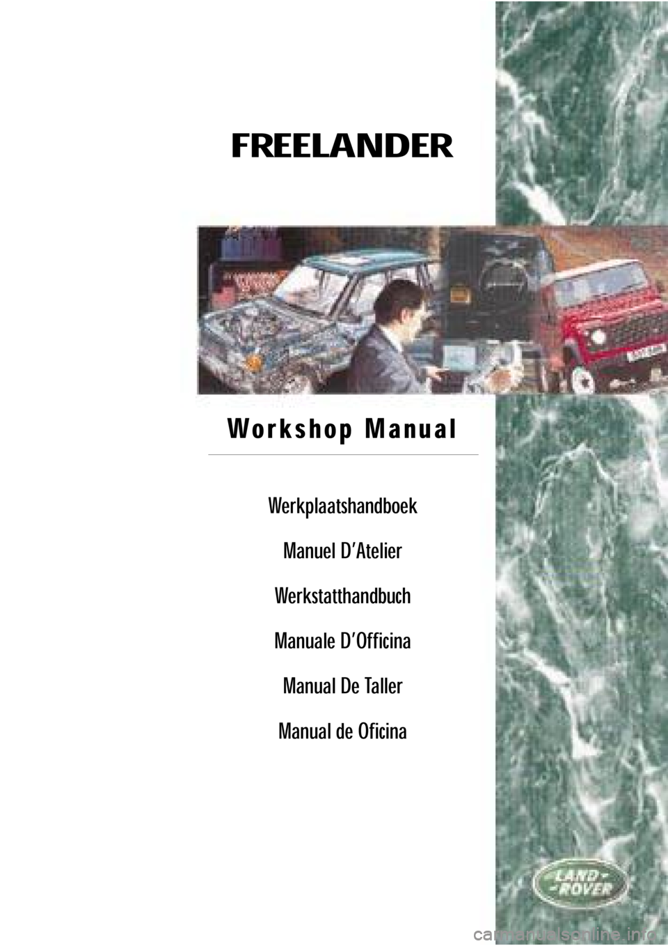 LAND ROVER FREELANDER 1998  Workshop Manual 
              


