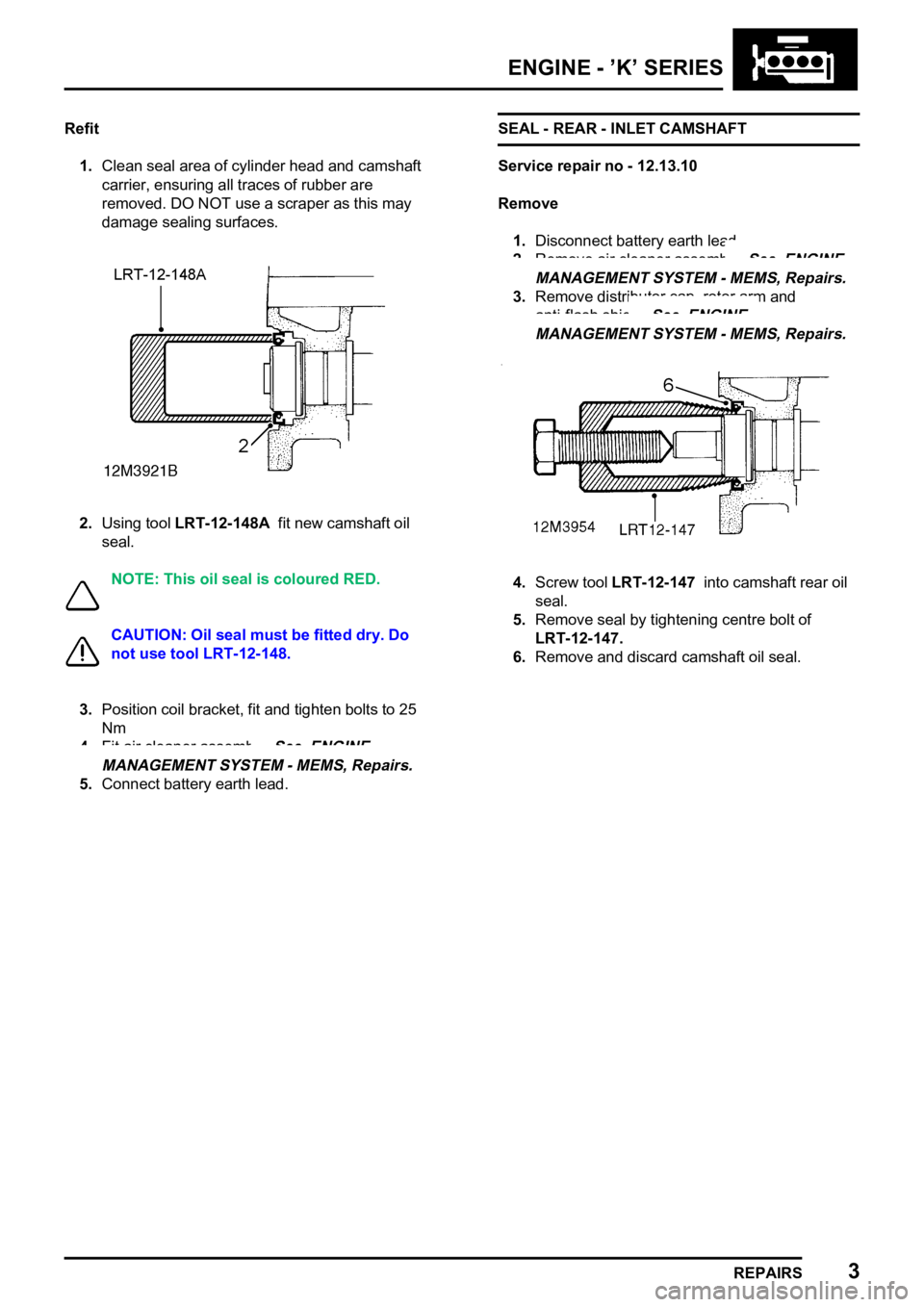 LAND ROVER FREELANDER 1998  Workshop Manual    


       
