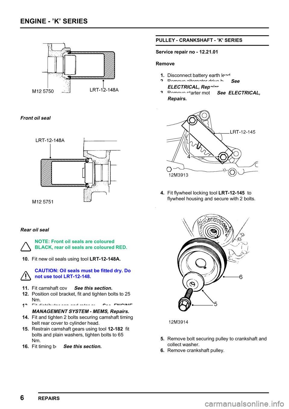 LAND ROVER FREELANDER 1998  Workshop Manual    

     
 