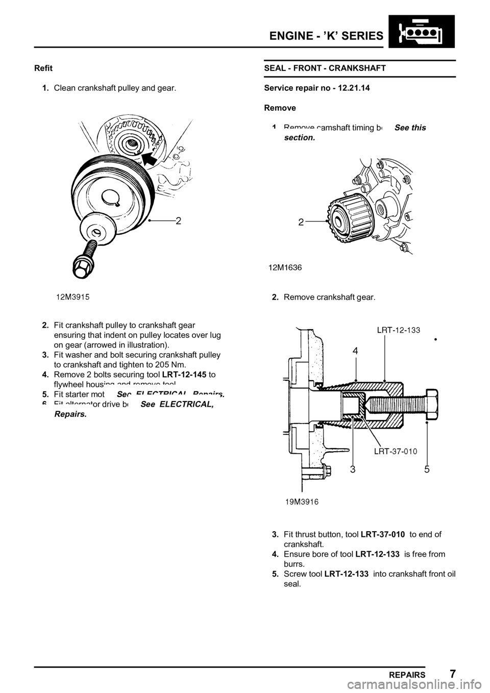LAND ROVER FREELANDER 1998  Workshop Manual    


    
