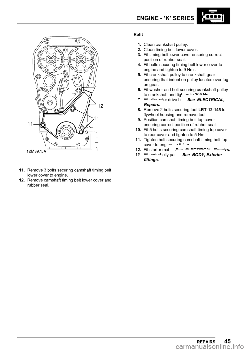 LAND ROVER FREELANDER 1998  Workshop Manual    

      