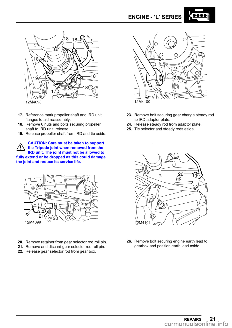 LAND ROVER FREELANDER 1998  Workshop Manual    

      