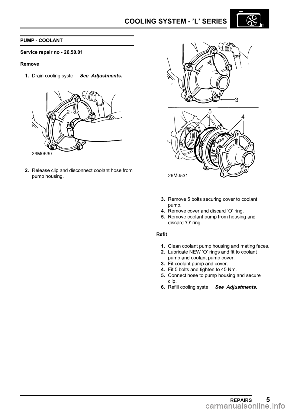 LAND ROVER FREELANDER 1998  Workshop Manual     

  
    