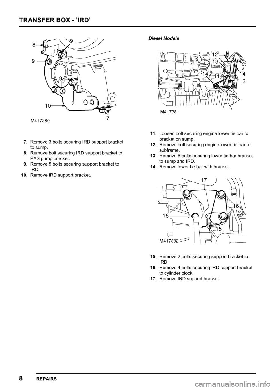 LAND ROVER FREELANDER 1998  Workshop Manual    

      