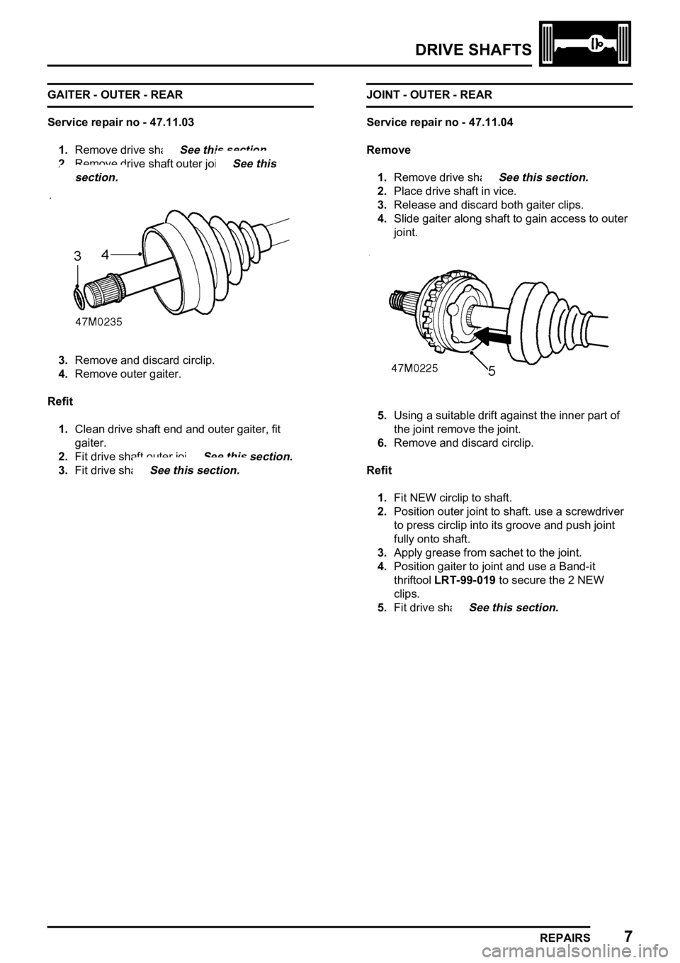 LAND ROVER FREELANDER 1998  Workshop Manual  

    
    
