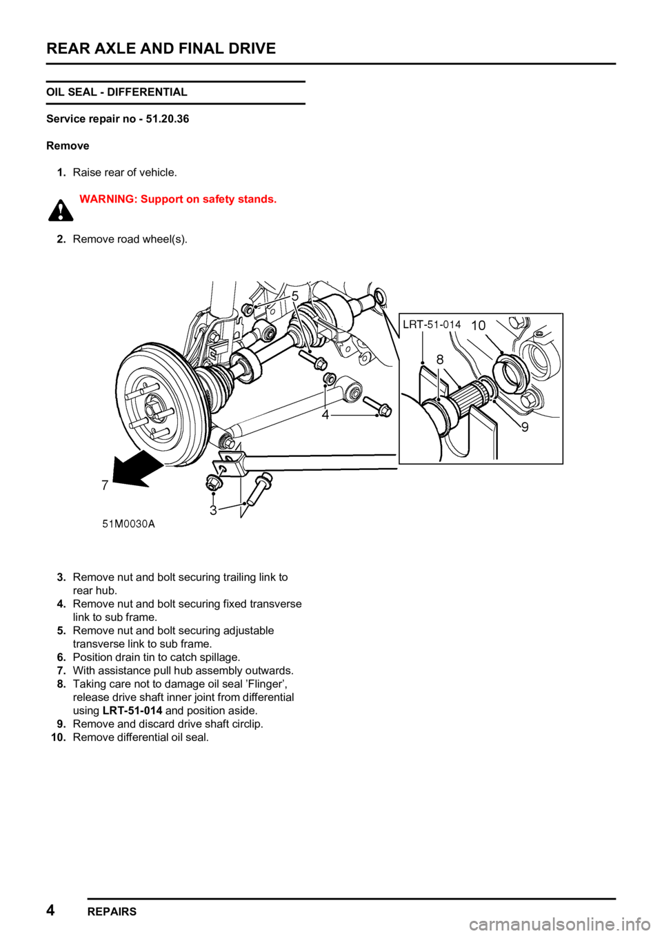LAND ROVER FREELANDER 1998  Workshop Manual     

   
  