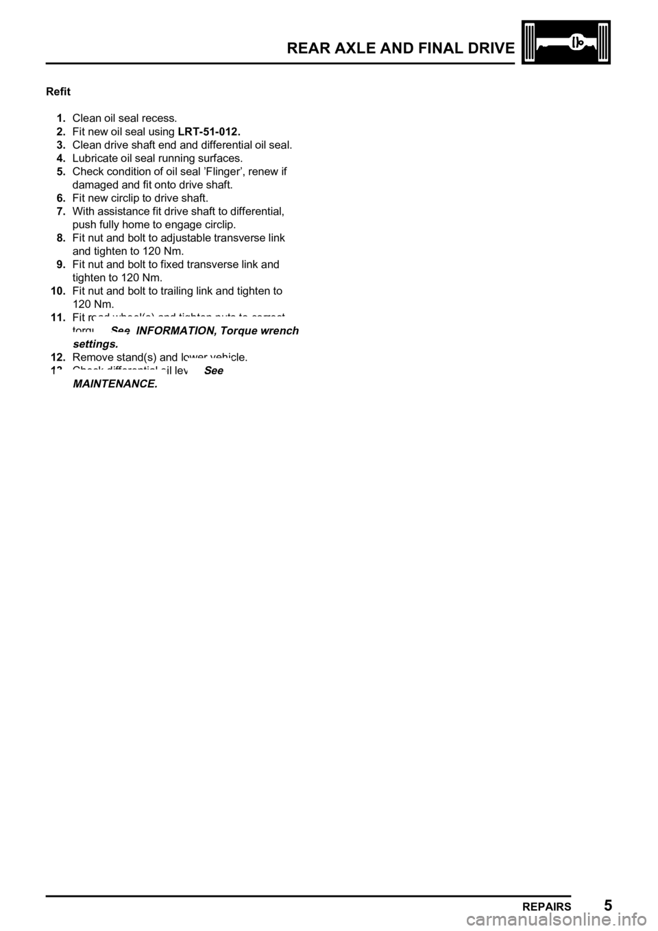 LAND ROVER FREELANDER 1998  Workshop Manual     


   
 