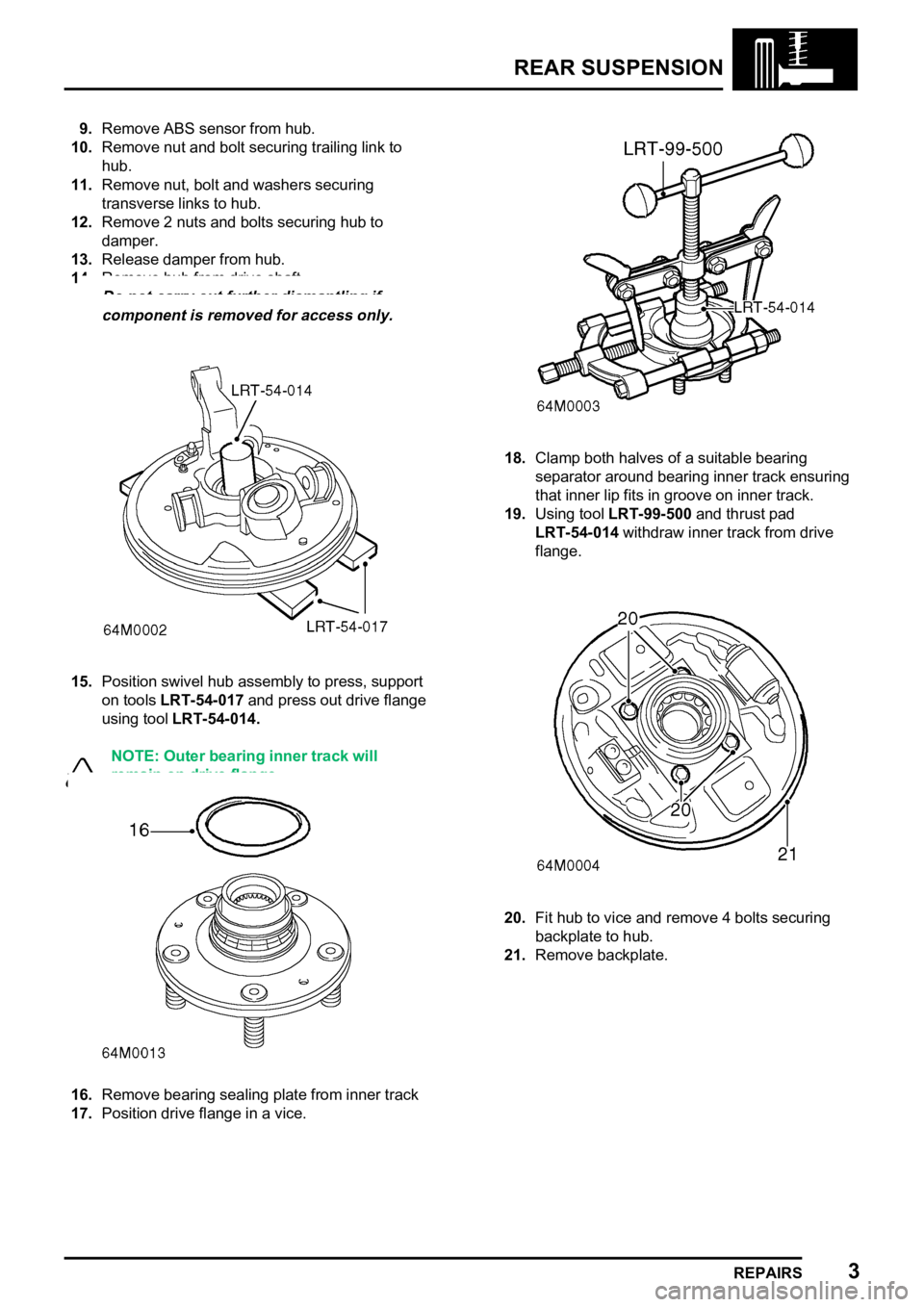 LAND ROVER FREELANDER 1998  Workshop Manual  

    
   