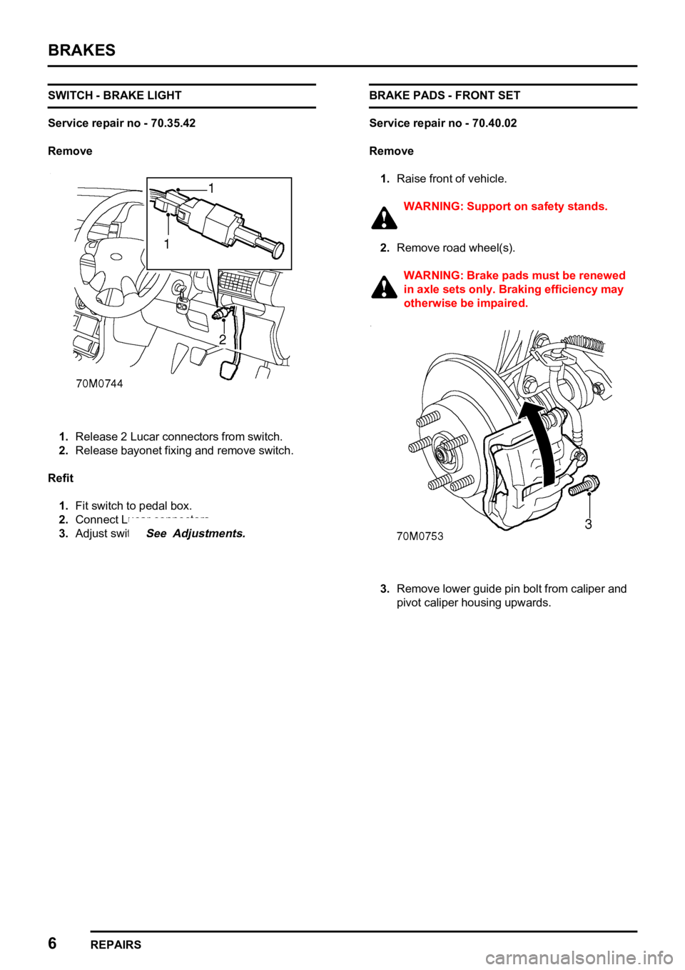 LAND ROVER FREELANDER 1998  Workshop Manual 

   
    

