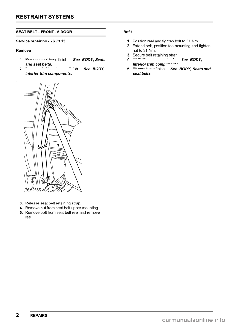 LAND ROVER FREELANDER 1998  Workshop Manual  

      
    