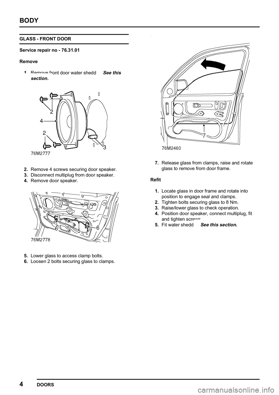 LAND ROVER FREELANDER 1998  Workshop Manual 

   
    

