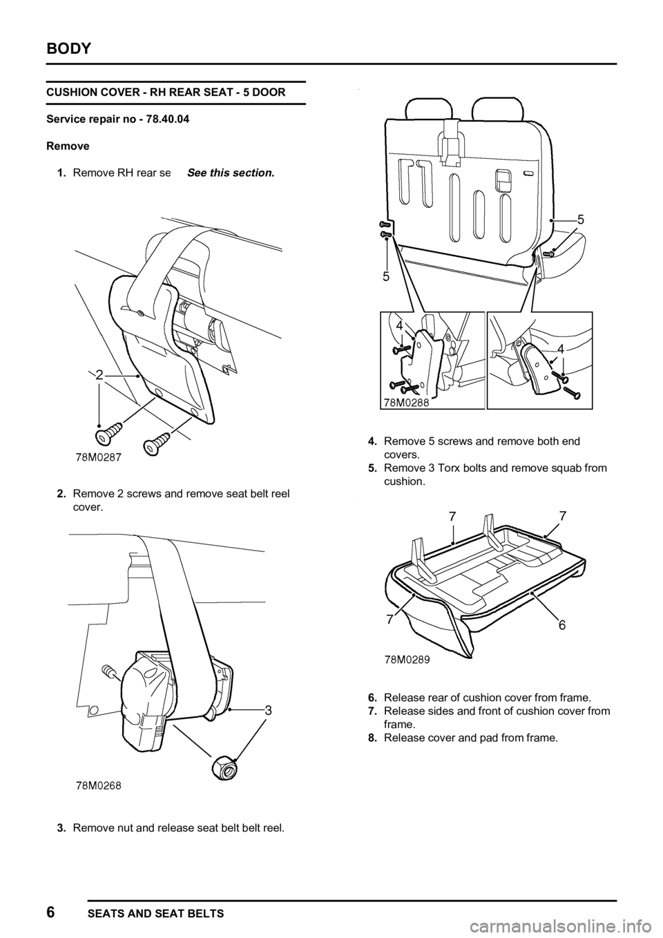 LAND ROVER FREELANDER 1998  Workshop Manual 
   
        
 