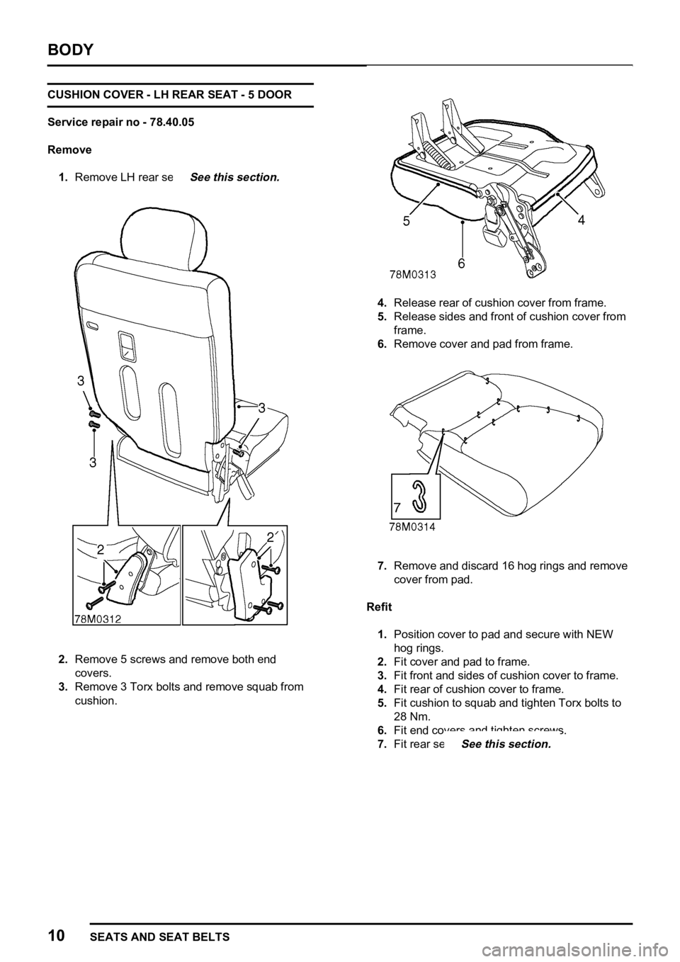 LAND ROVER FREELANDER 1998  Workshop Manual 
   
        
 