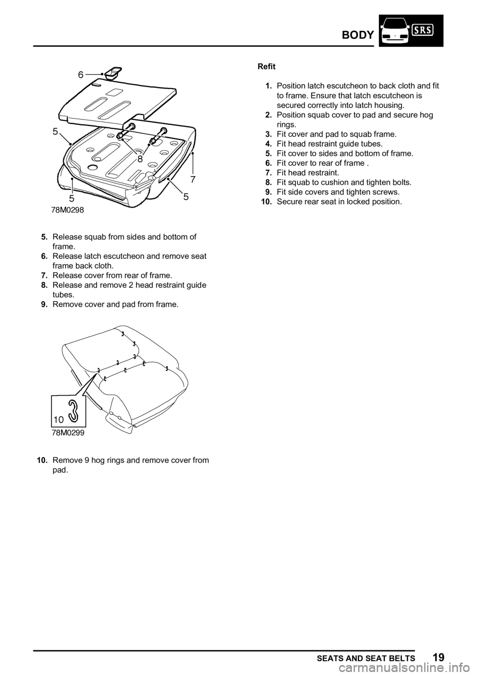 LAND ROVER FREELANDER 1998  Workshop Manual 
   
      
