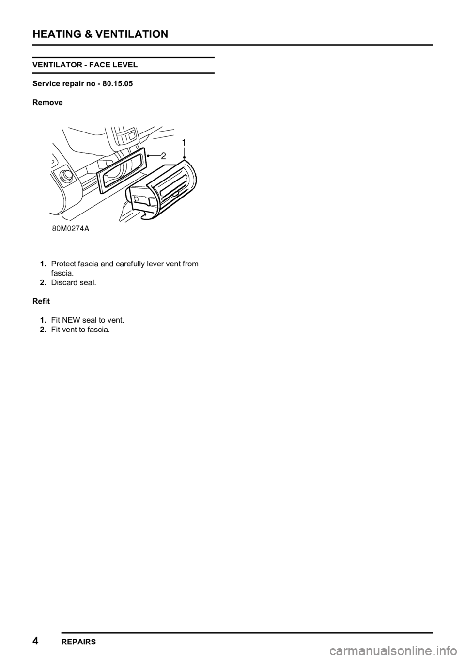 LAND ROVER FREELANDER 1998  Workshop Manual   

   
   