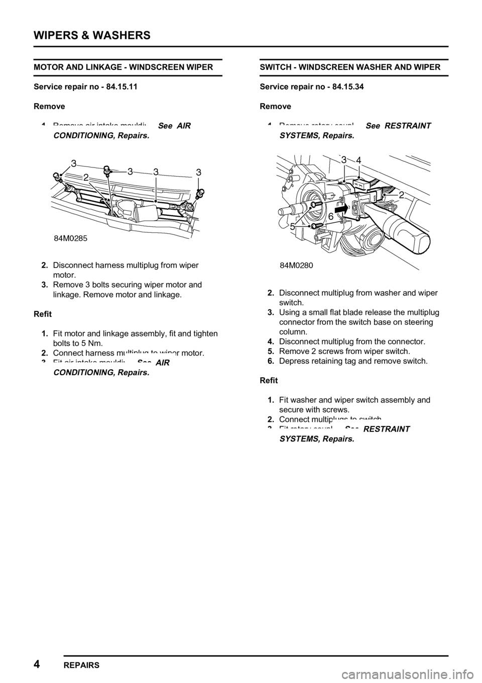 LAND ROVER FREELANDER 1998  Workshop Manual   

     
 