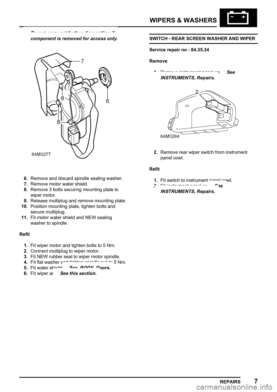 LAND ROVER FREELANDER 1998  Workshop Manual   

     
