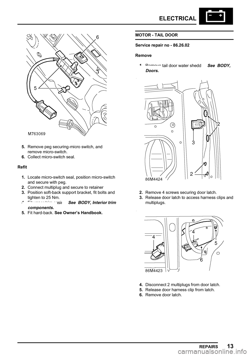 LAND ROVER FREELANDER 1998  Workshop Manual 

    
 