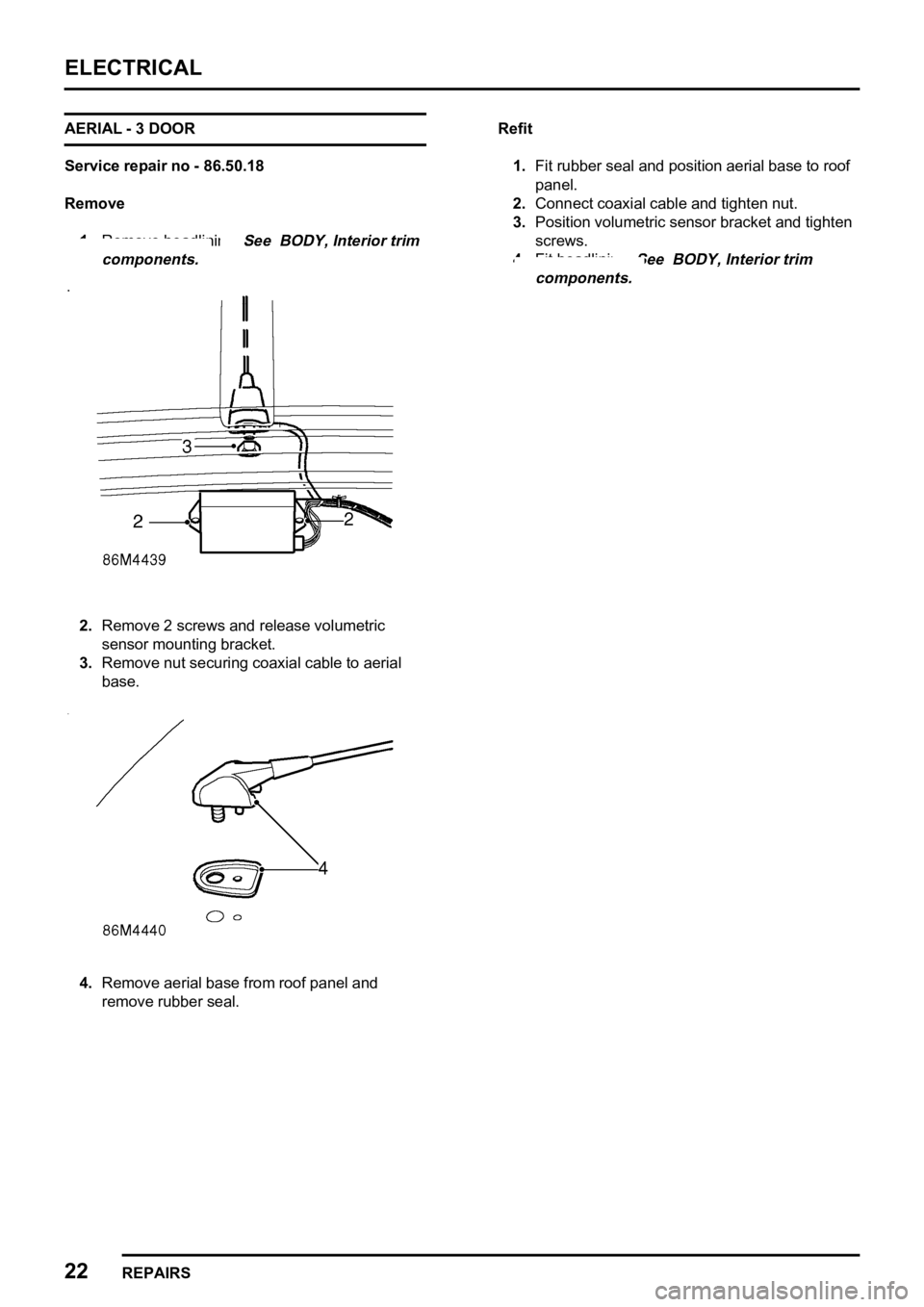 LAND ROVER FREELANDER 1998  Workshop Manual 

   
    

