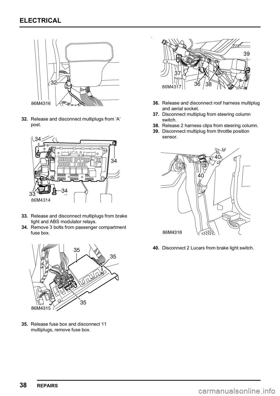 LAND ROVER FREELANDER 1998  Workshop Manual 

     
