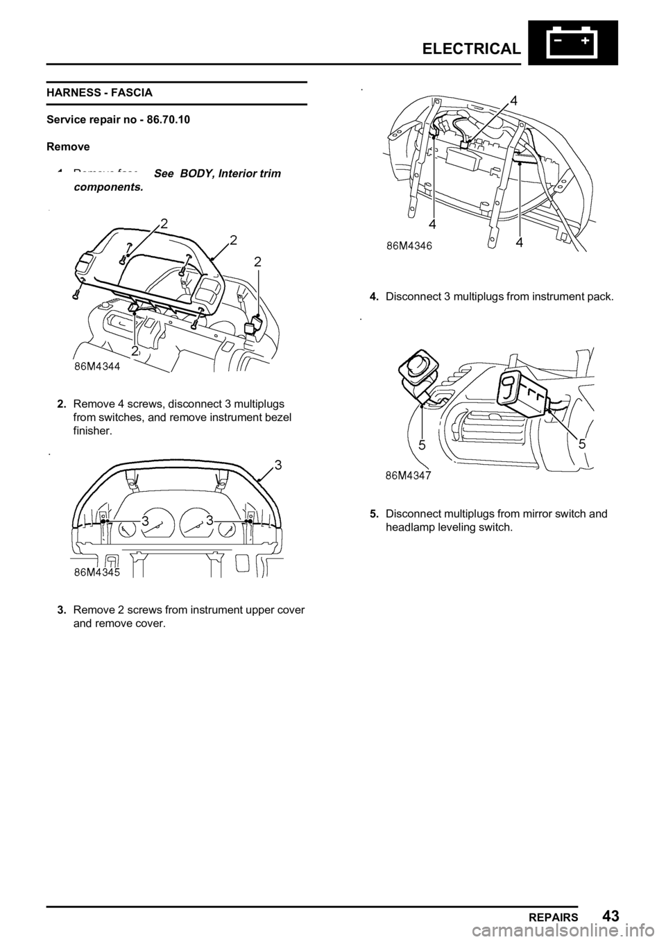 LAND ROVER FREELANDER 1998  Workshop Manual 

  
    


