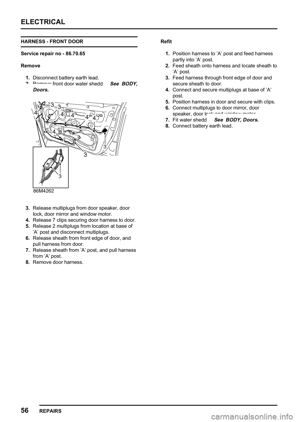 LAND ROVER FREELANDER 1998  Workshop Manual 

   
    
