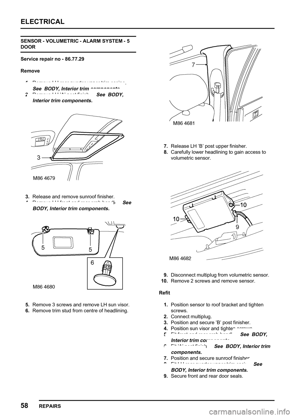 LAND ROVER FREELANDER 1998  Workshop Manual 

       

 