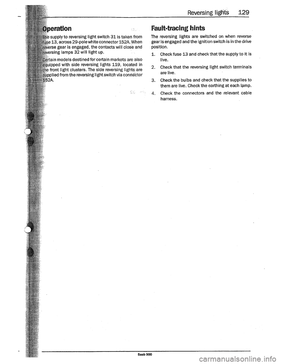 SAAB 900 1989  Service Manual Downloaded from www.Manualslib.com manuals search engine   
