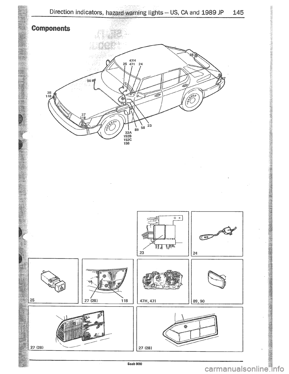 SAAB 900 1989  Service Manual Downloaded from www.Manualslib.com manuals search engine   