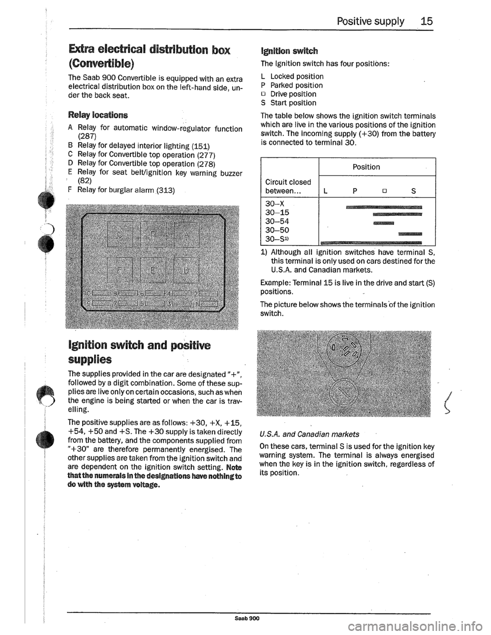 SAAB 900 1989  Service Manual Downloaded from www.Manualslib.com manuals search engine   