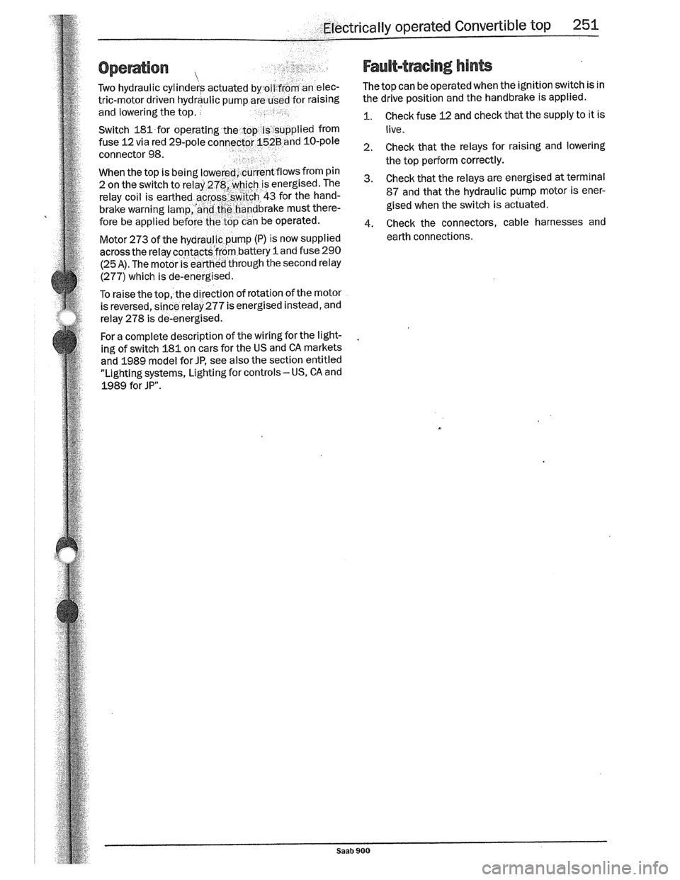 SAAB 900 1989  Service Manual Downloaded from www.Manualslib.com manuals search engine   