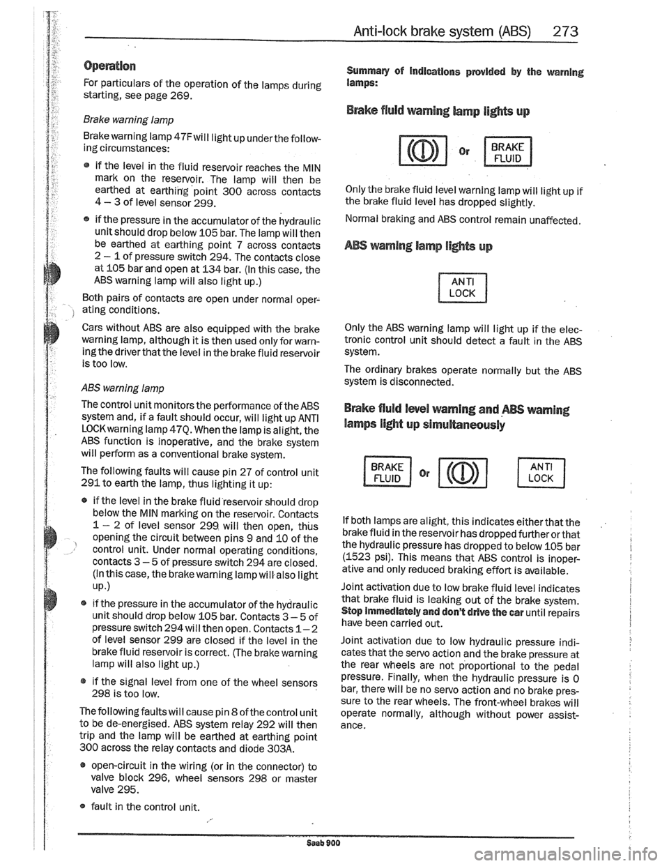 SAAB 900 1989  Service Manual Downloaded from www.Manualslib.com manuals search engine   