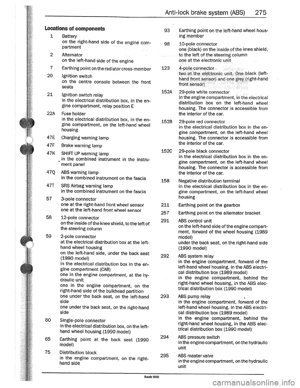 SAAB 900 1989  Service Manual Downloaded from www.Manualslib.com manuals search engine   