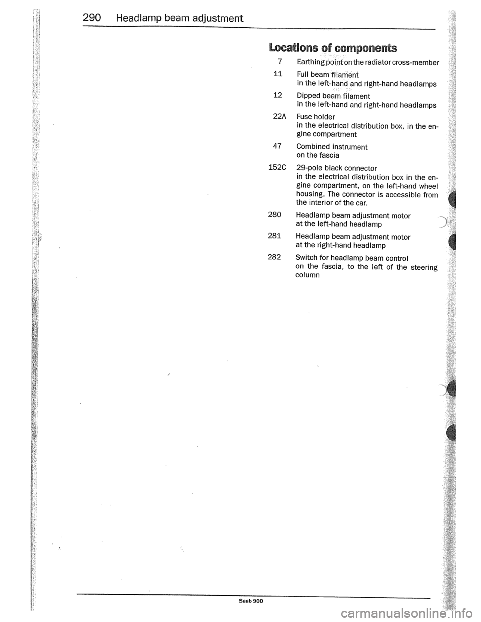 SAAB 900 1989  Service Manual Downloaded from www.Manualslib.com manuals search engine   