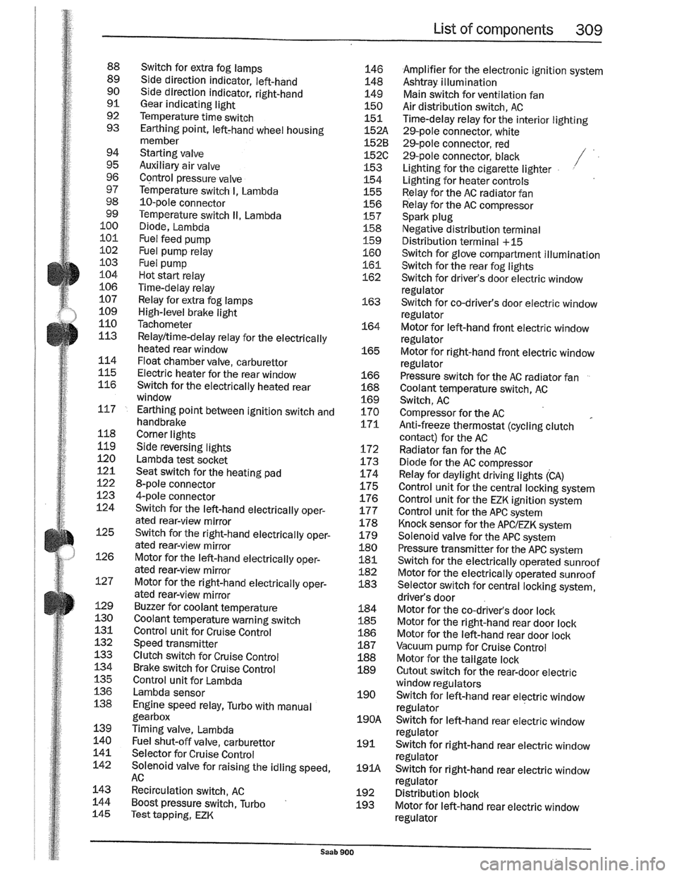 SAAB 900 1989  Service Manual Downloaded from www.Manualslib.com manuals search engine   