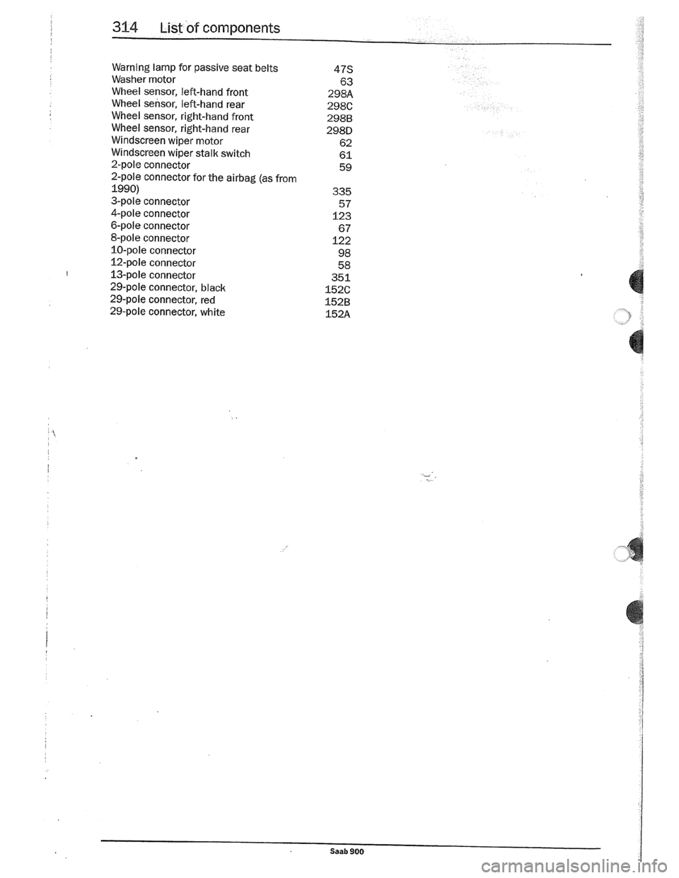 SAAB 900 1989  Service Manual Downloaded from www.Manualslib.com manuals search engine   