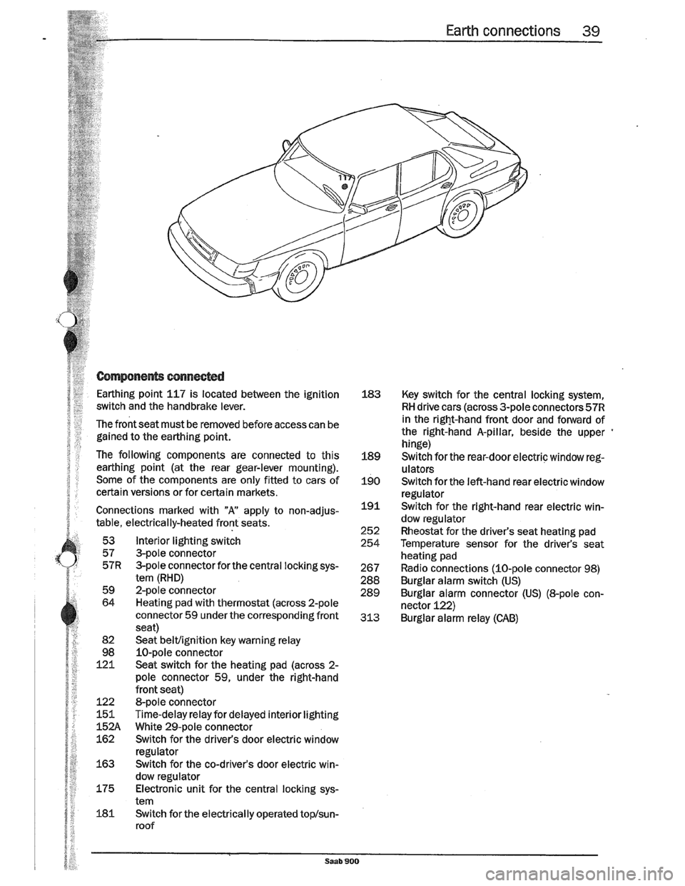 SAAB 900 1989  Service Manual Downloaded from www.Manualslib.com manuals search engine   
